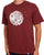 Pretty Green Gillespie Logo T Shirt Dark Burgundy