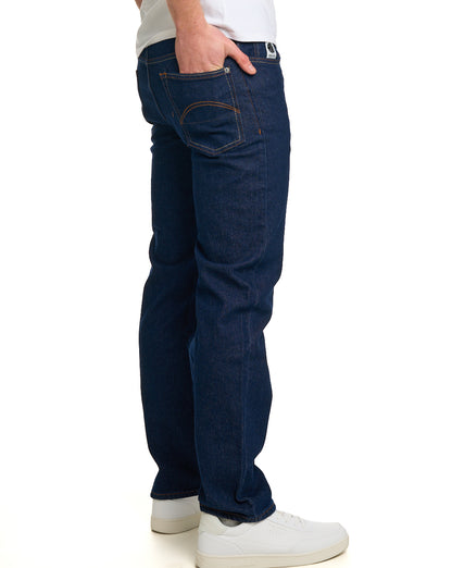 Pretty Green Burnage Regular Fit Jeans Rinse Wash