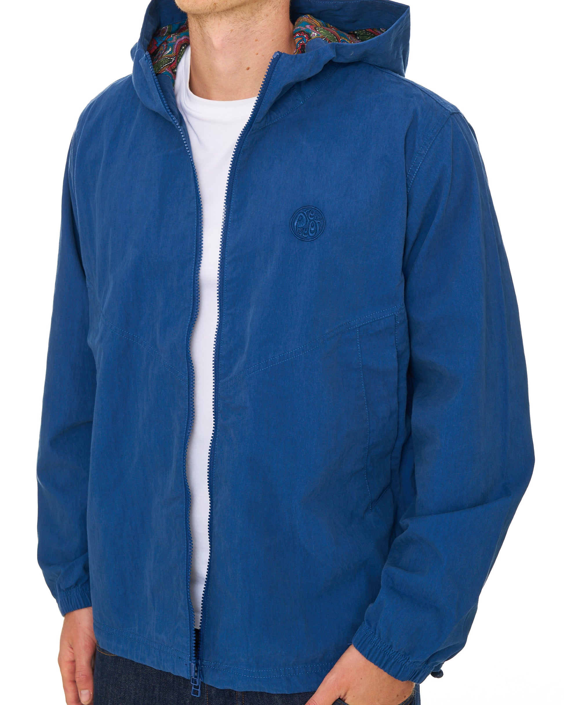 Pretty Green Feltham Hooded Jacket Blue