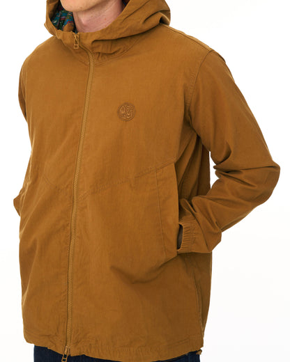 Pretty Green Feltham Hooded Jacket Burnt Orange