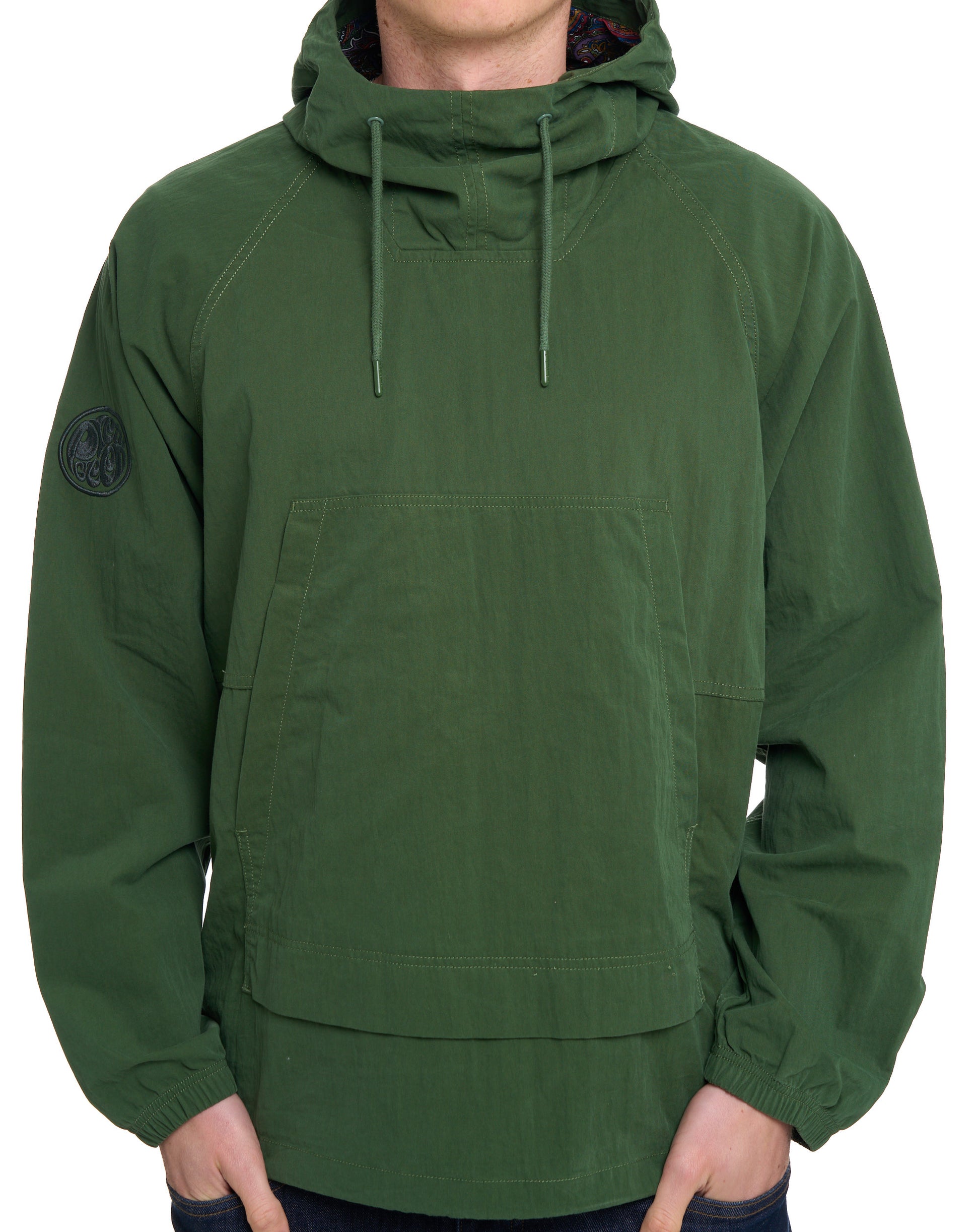 Pretty Green Feltham Smock Khaki Green