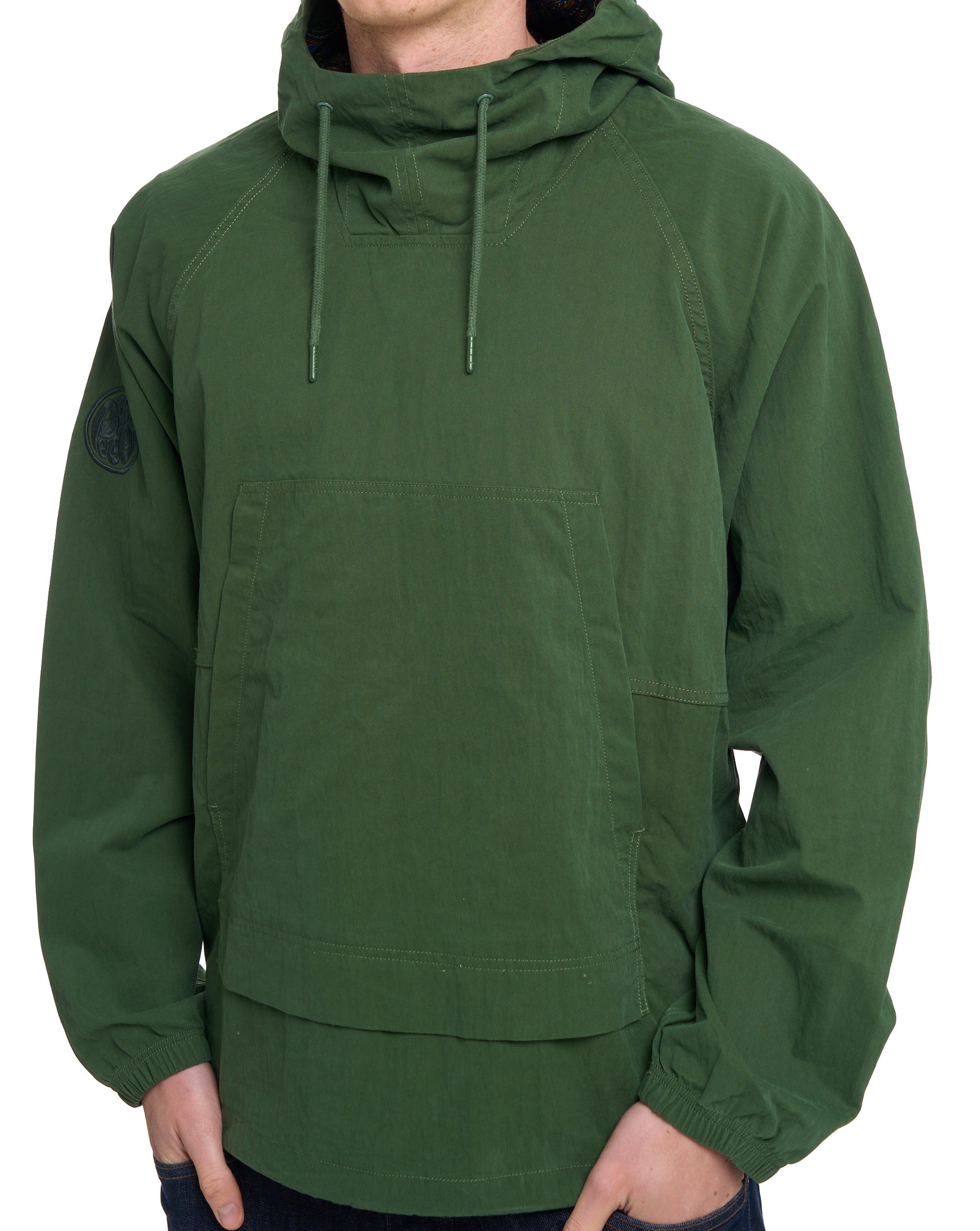 Pretty Green Feltham Smock Khaki Green