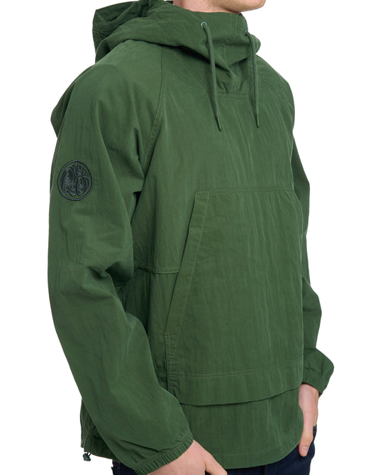 Pretty Green Feltham Smock Khaki Green