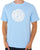 Pretty Green Gillespie Logo T Shirt Sky Blue