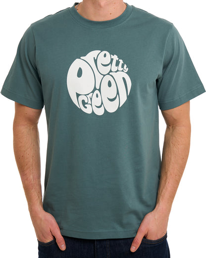 Pretty Green Gillespie Logo T Shirt Teal