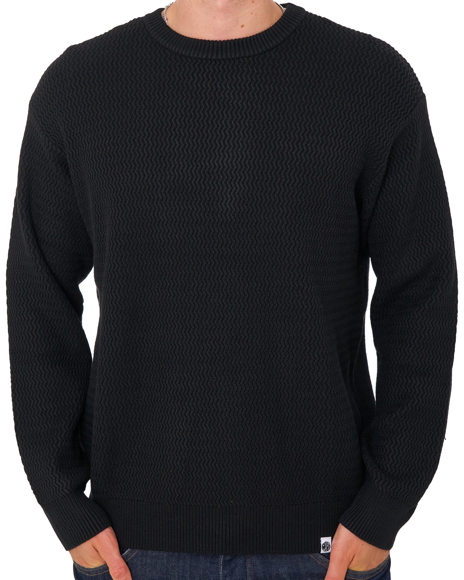 Pretty Green Howlett Knit Jumper Black