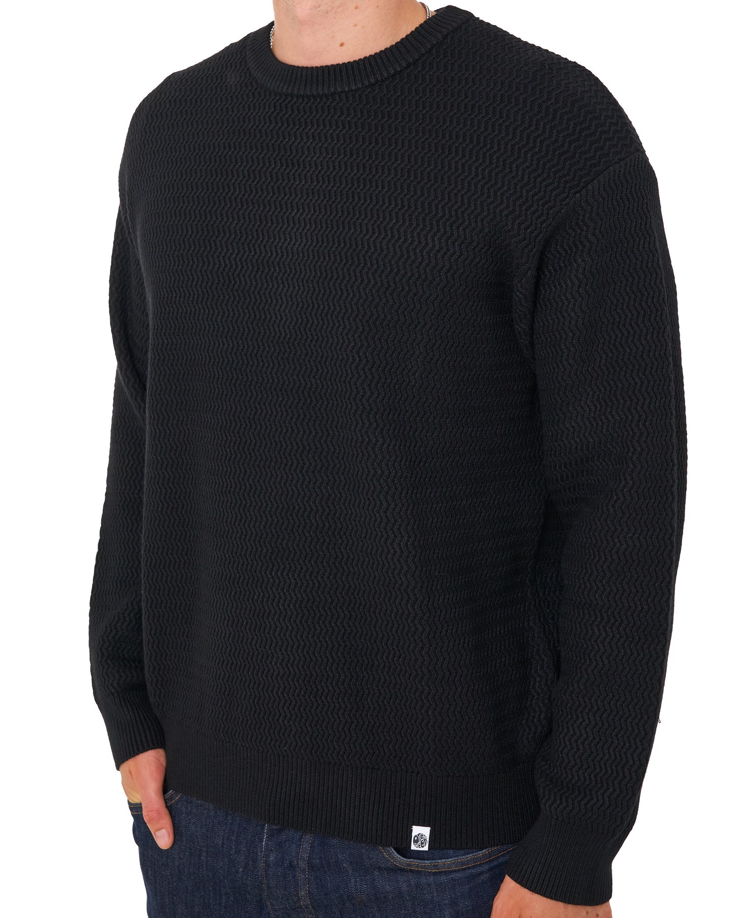Pretty Green Howlett Knit Jumper Black