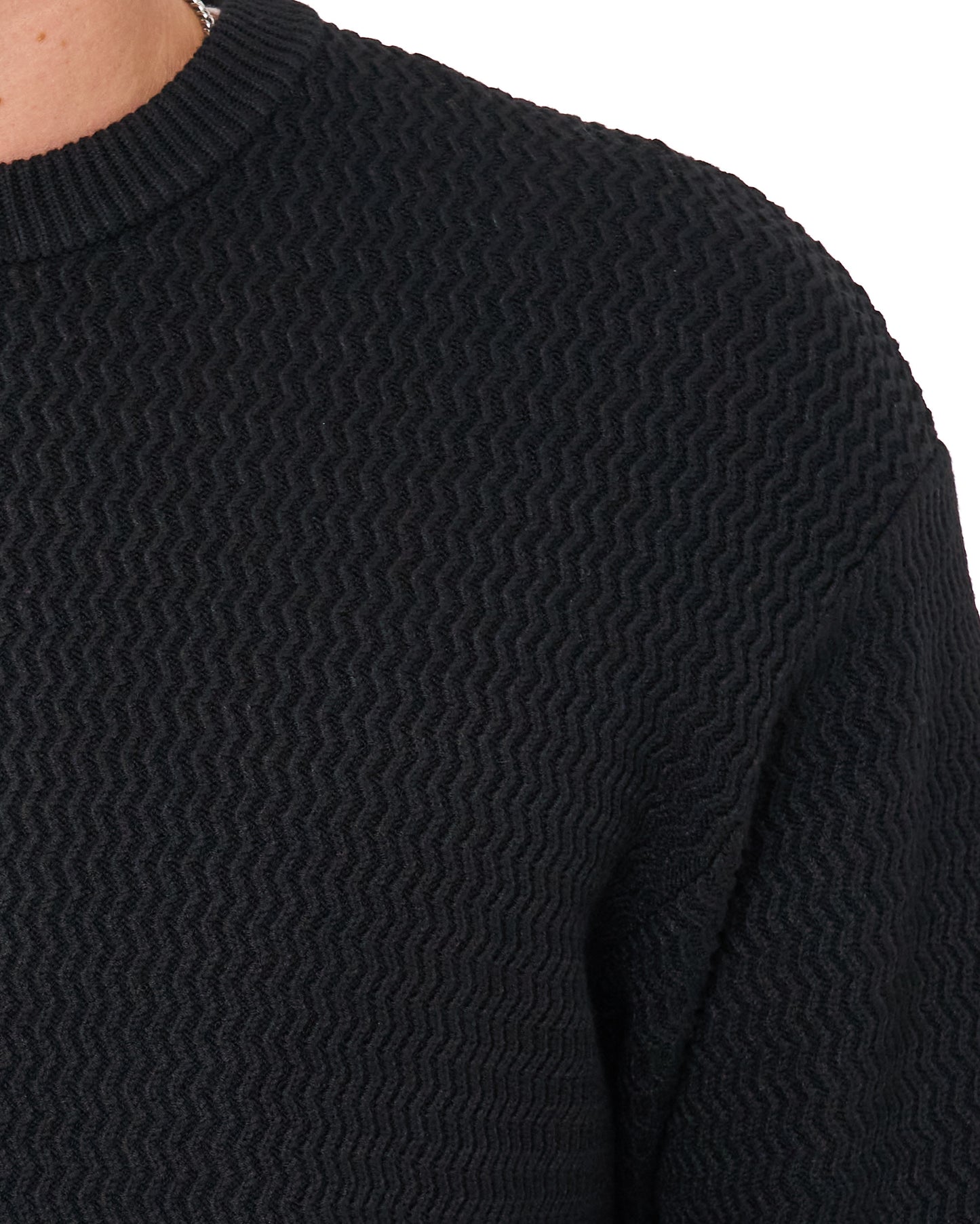 Pretty Green Howlett Knit Jumper Black