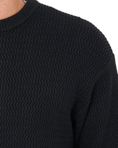 Pretty Green Howlett Knit Jumper Black