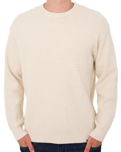 Pretty Green Howlett Knit Jumper Stone