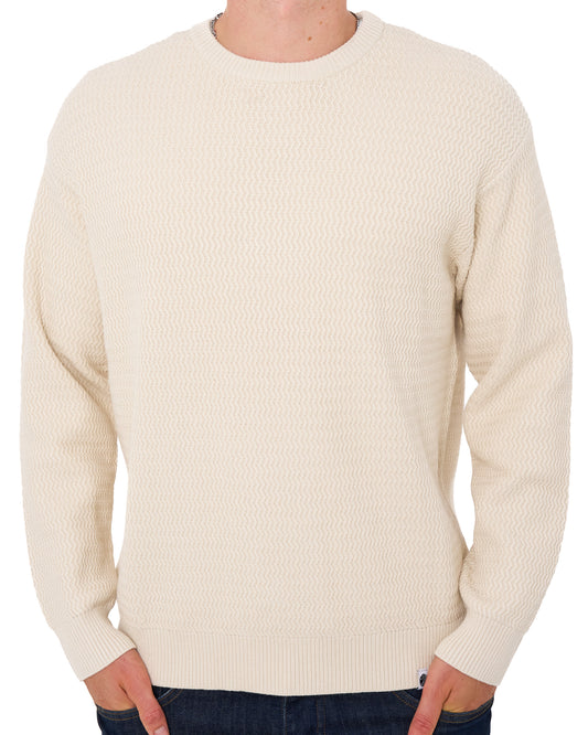 Pretty Green Pretty Green Howlett Knit Jumper Stone