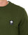 Pretty Green Merino Blend Crew Knit Khaki Green