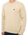 Pretty Green Merino Blend Crew Knit Stone