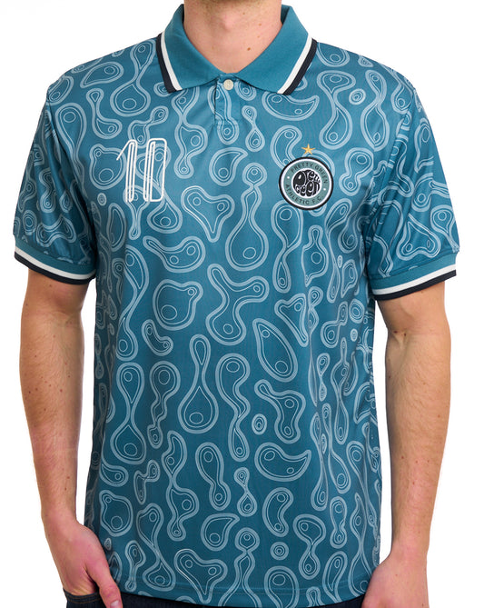 Pretty Green Pretty Green Outro Football Top Blue