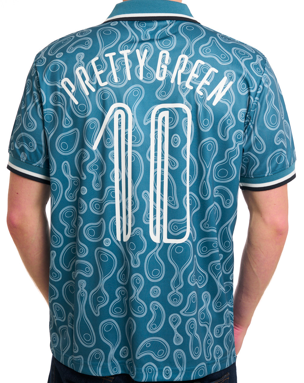 Pretty Green Outro Football Top Blue