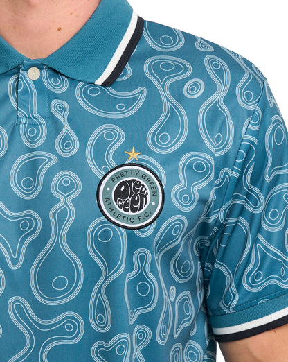 Pretty Green Outro Football Top Blue
