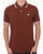 Pretty Green Rayner Polo Shirt Brown