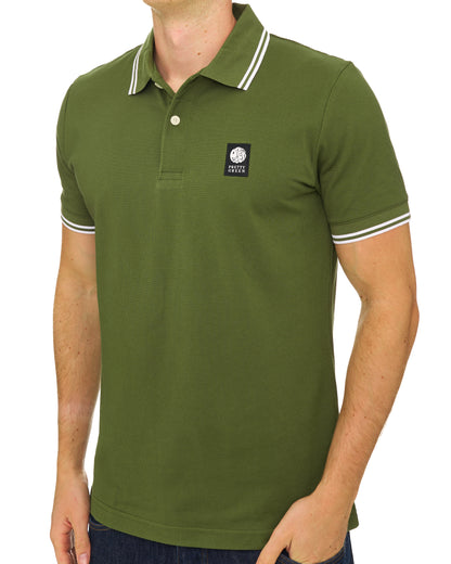 Pretty Green Rayner Polo Shirt Khaki Green
