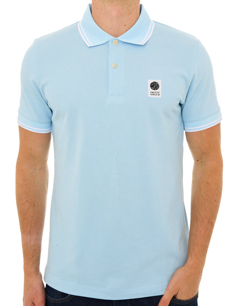 Pretty Green Rayner Polo Shirt Sky Blue