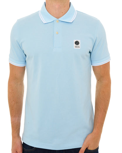 Pretty Green Rayner Polo Shirt Sky Blue