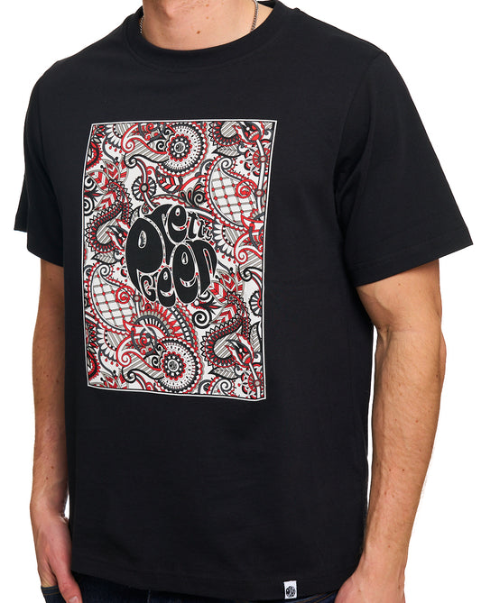 Pretty Green Pretty Green Resonance Box Logo T Shirt Black