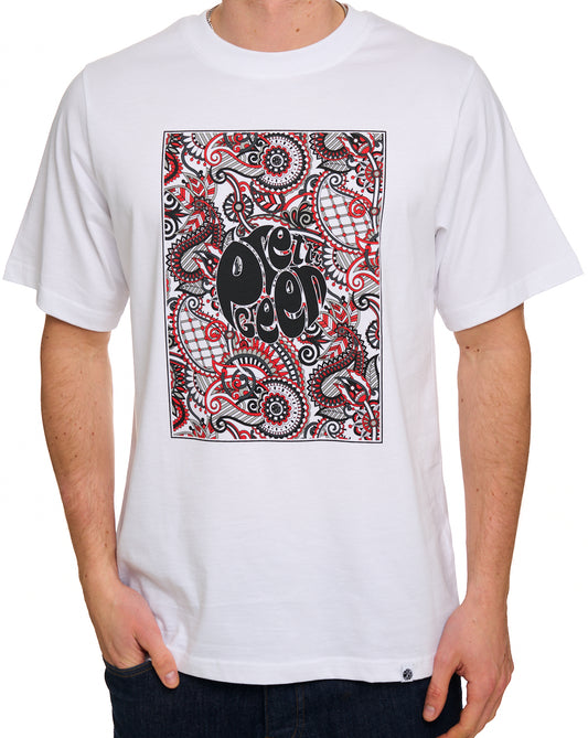 Pretty Green Pretty Green Resonance Box Logo T Shirt White