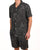 Pretty Green Resonance Linear Paisley Shorts Black