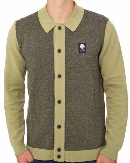 Pretty Green Roxy Knit Shirt Camel