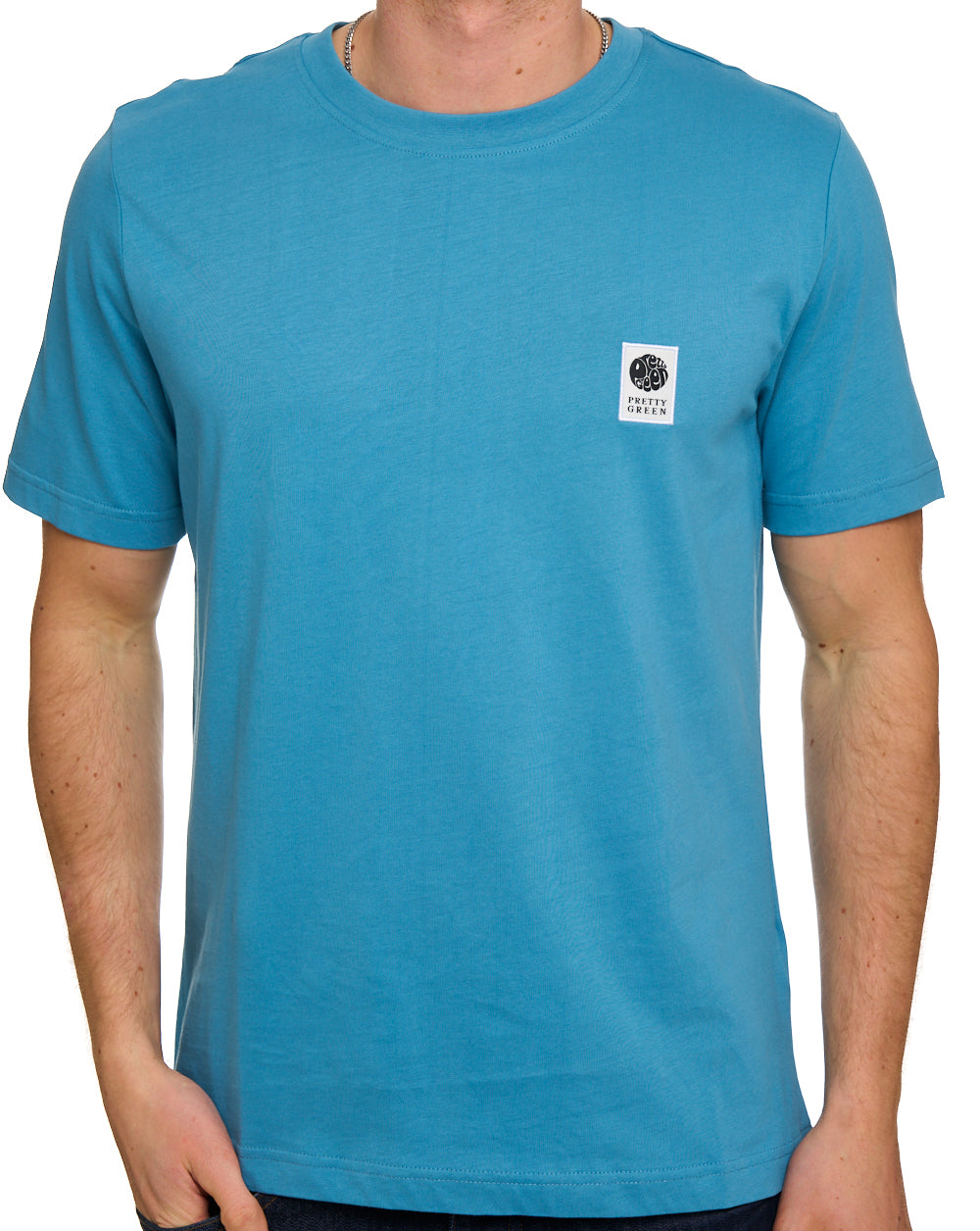 Pretty Green Sinclair T Shirt Blue
