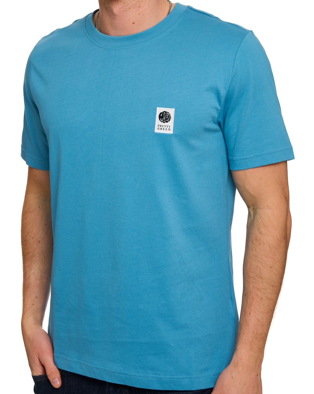 Pretty Green Sinclair T Shirt Blue