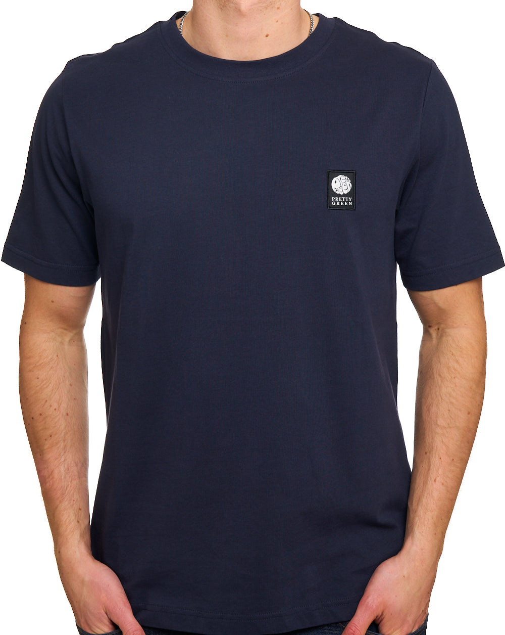 Pretty Green Sinclair T Shirt Navy