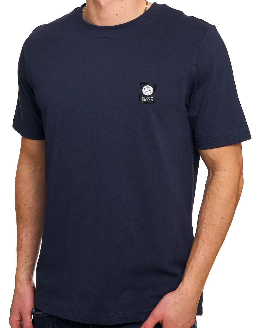 Pretty Green Sinclair T Shirt Navy
