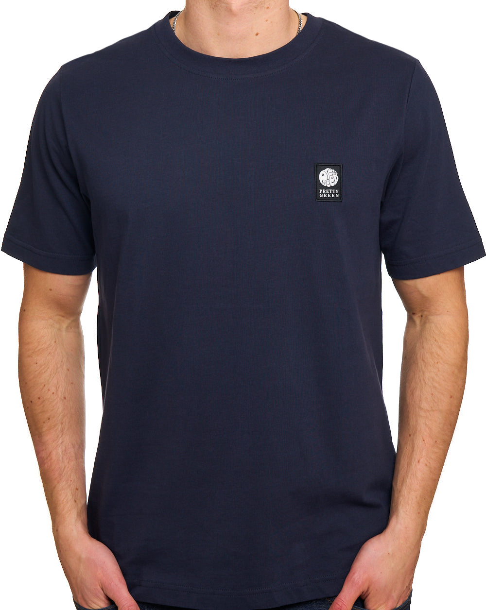 Pretty Green Sinclair T Shirt Navy