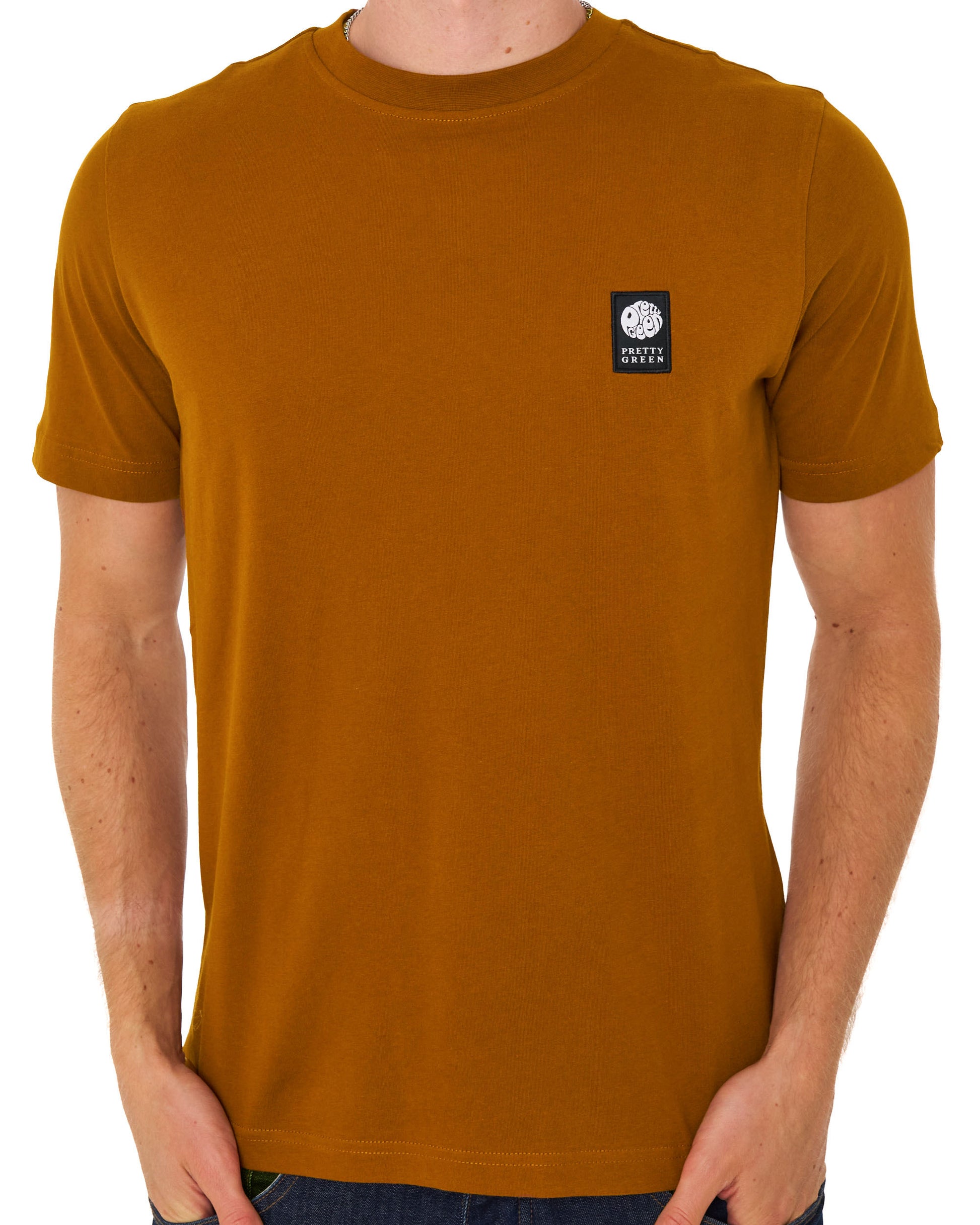 Pretty Green Sinclair T Shirt Rust