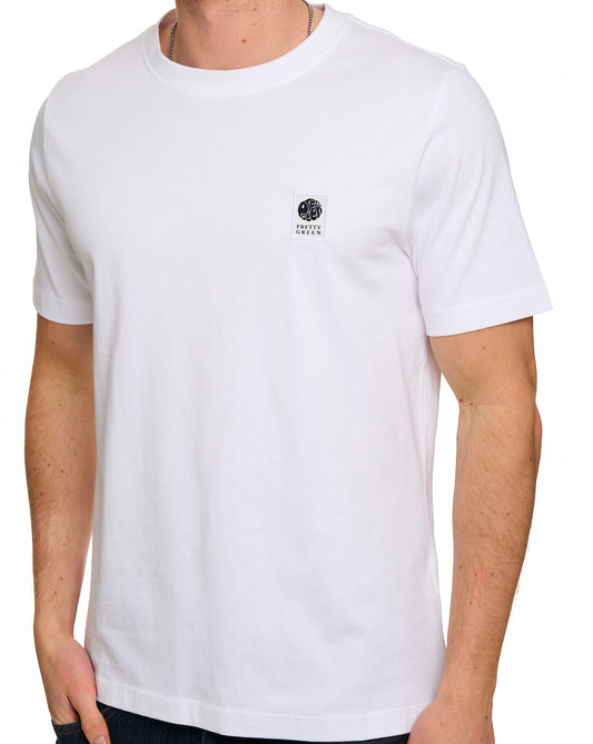 Pretty Green Pretty Green Sinclair T Shirt White