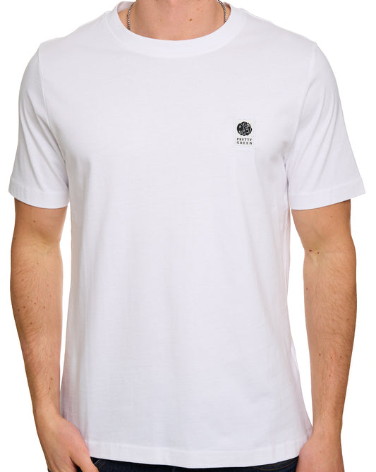 Pretty Green Pretty Green Sinclair T Shirt White