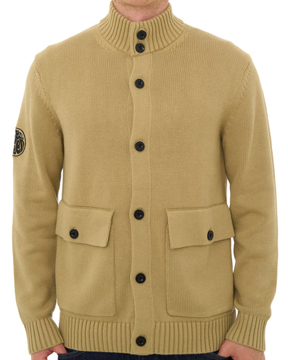 Pretty Green Temperance Funnel Neck Knit Camel
