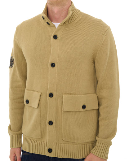 Pretty Green Temperance Funnel Neck Knit Camel