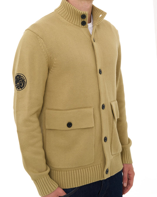 Pretty Green Pretty Green Temperance Funnel Neck Knit Camel