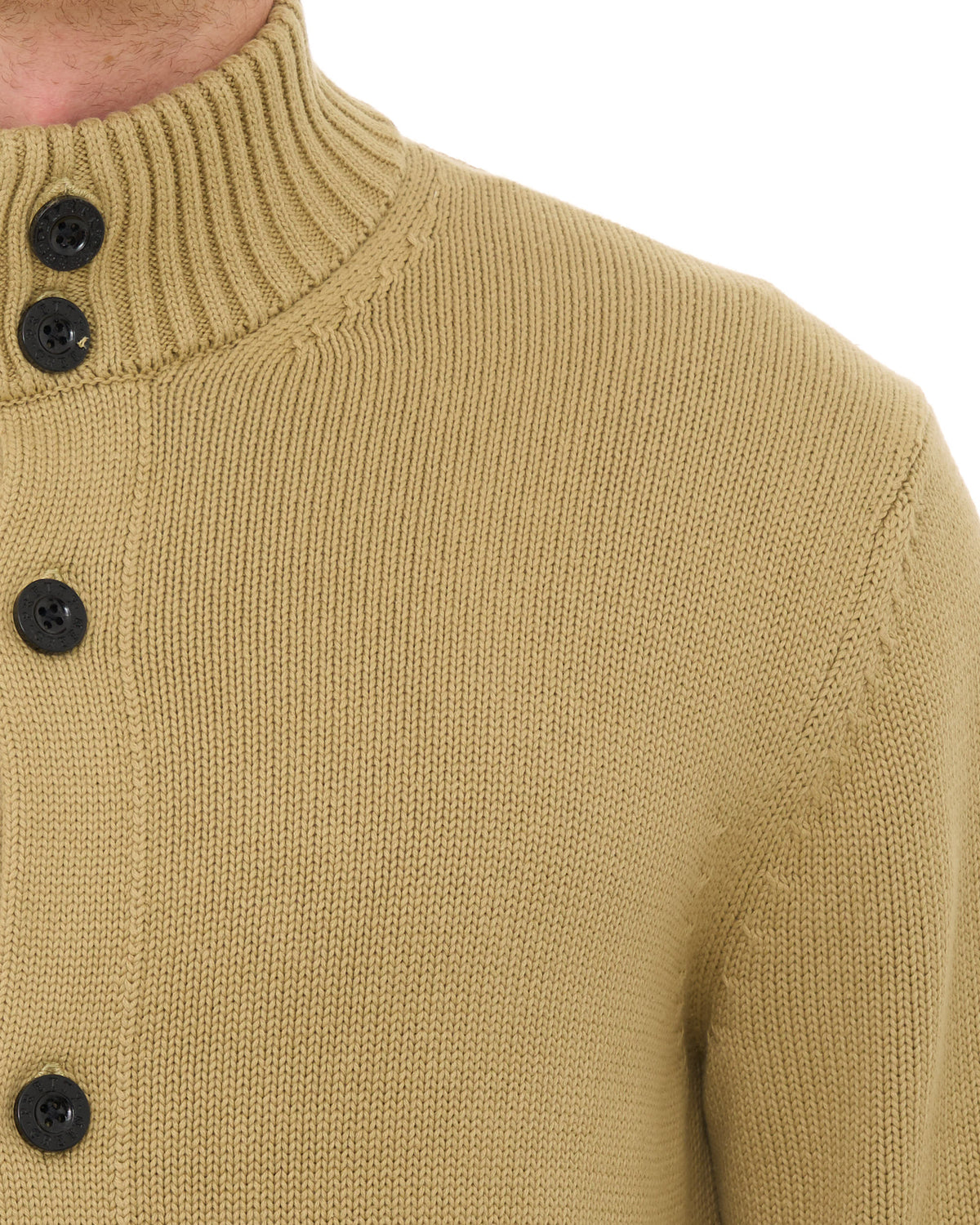 Pretty Green Temperance Funnel Neck Knit Camel
