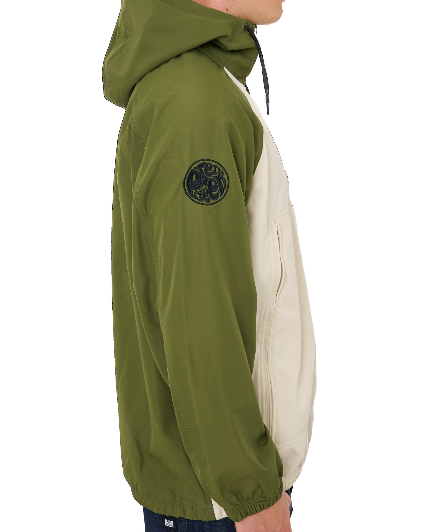 Pretty Green Travis Smock Khaki