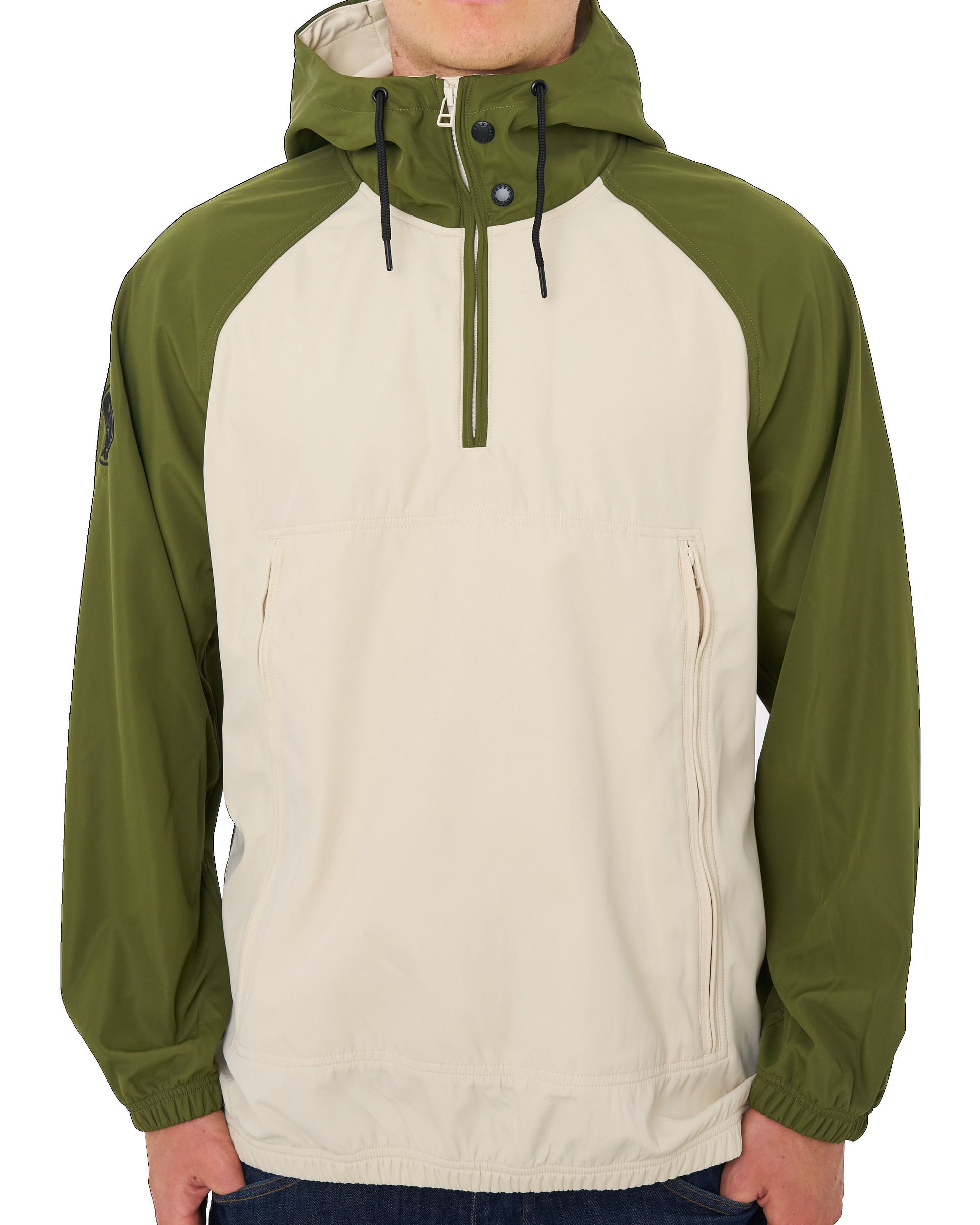 Pretty Green Travis Smock Khaki