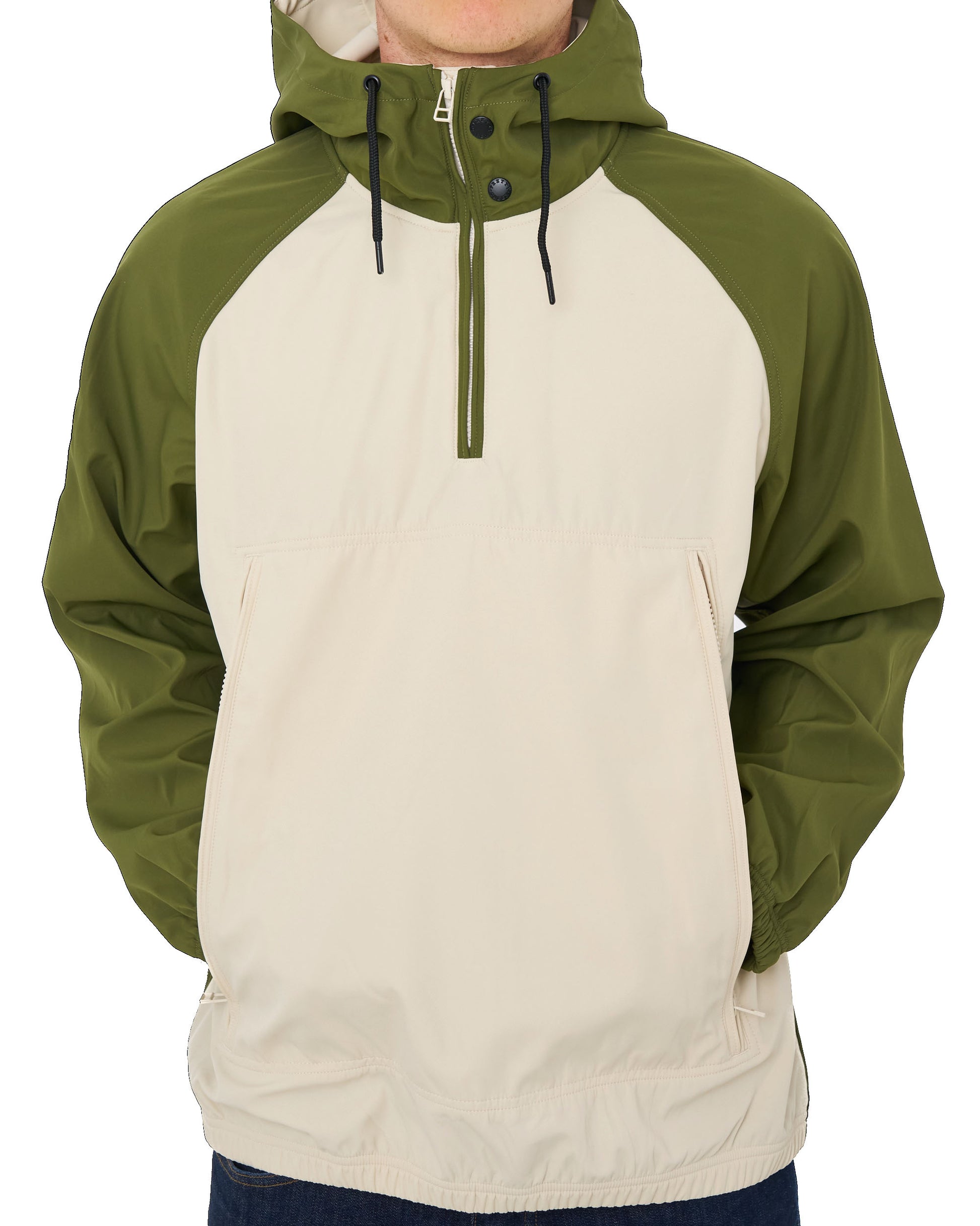 Pretty Green Travis Smock Khaki