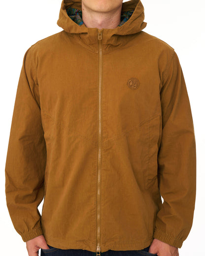 Pretty Green Feltham Hooded Jacket Burnt Orange