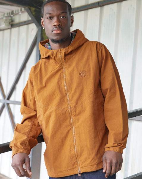 Pretty Green Feltham Hooded Jacket Burnt Orange