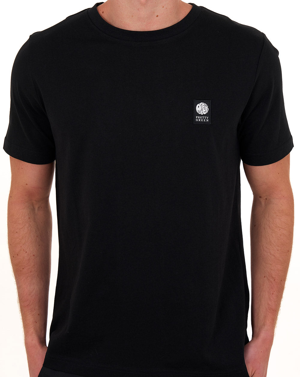 Pretty Green Sinclair T Shirt Black