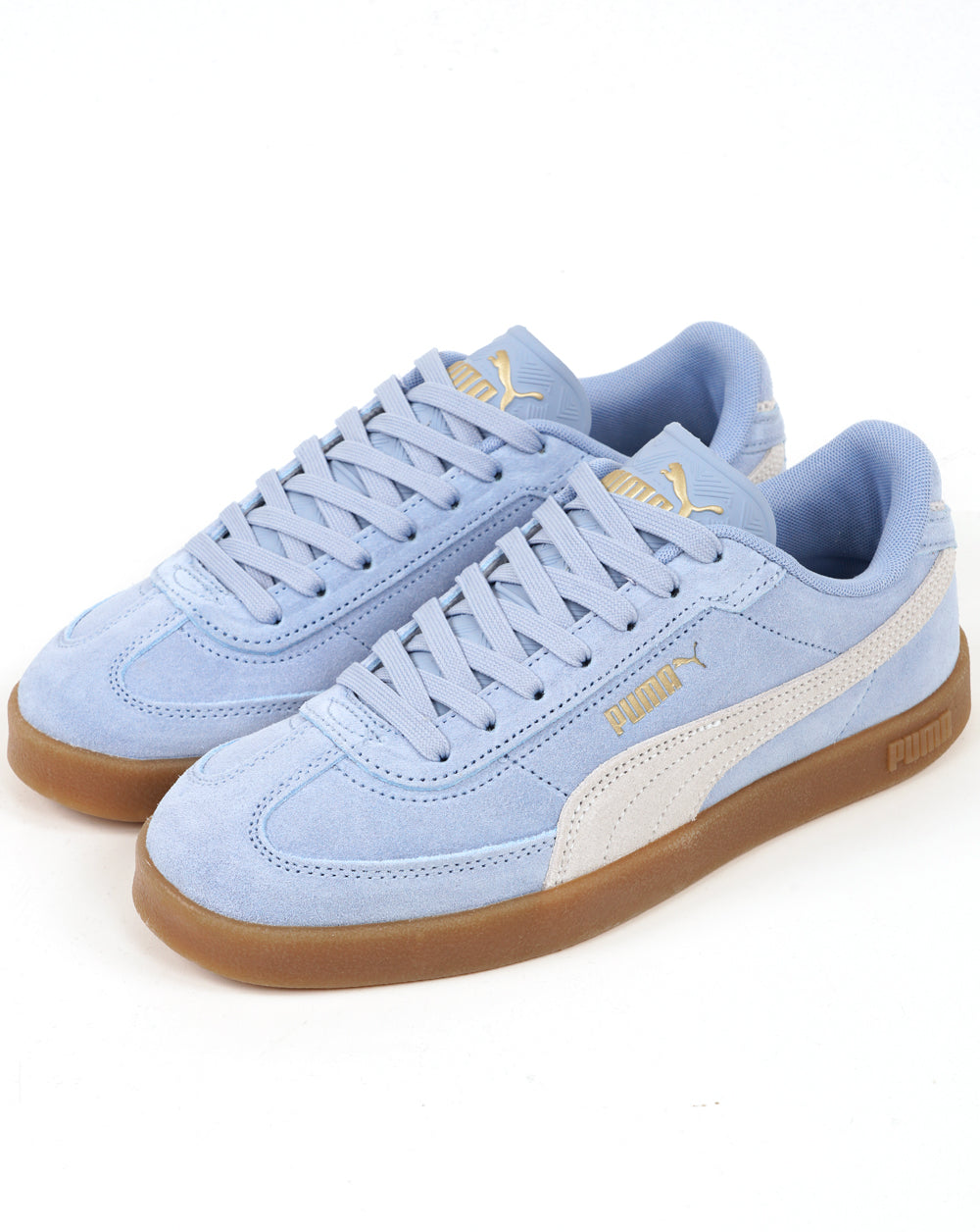 Puma Club II Era Suede Trainers Sky/Silver Mist