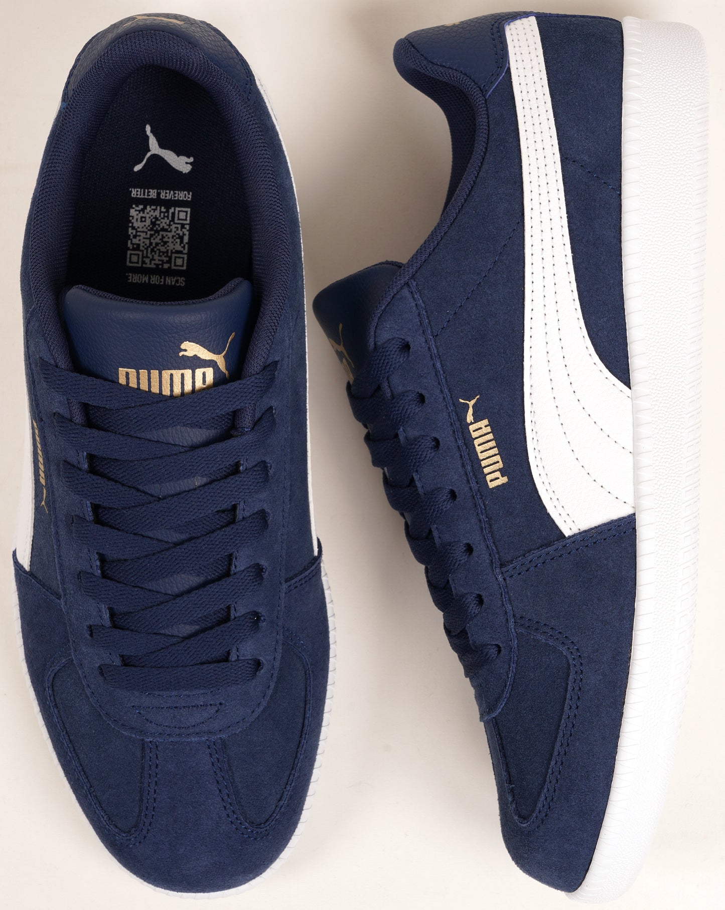 Puma Club LT ESD Trainers Persian Blue/White