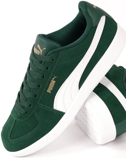 Puma Club Trainers Green/White