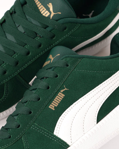 Puma Club Trainers Green/White